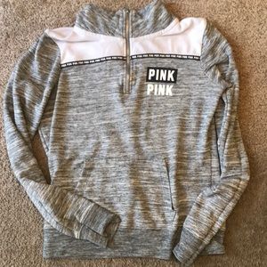 PINK Quarter Zip Pullover